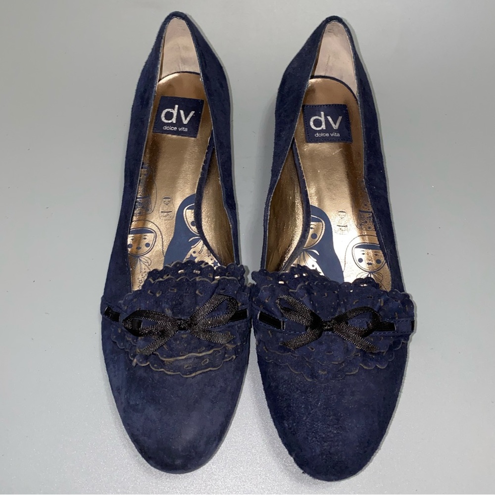 DV DOLCE VITA Women’s 8 Navy Flats